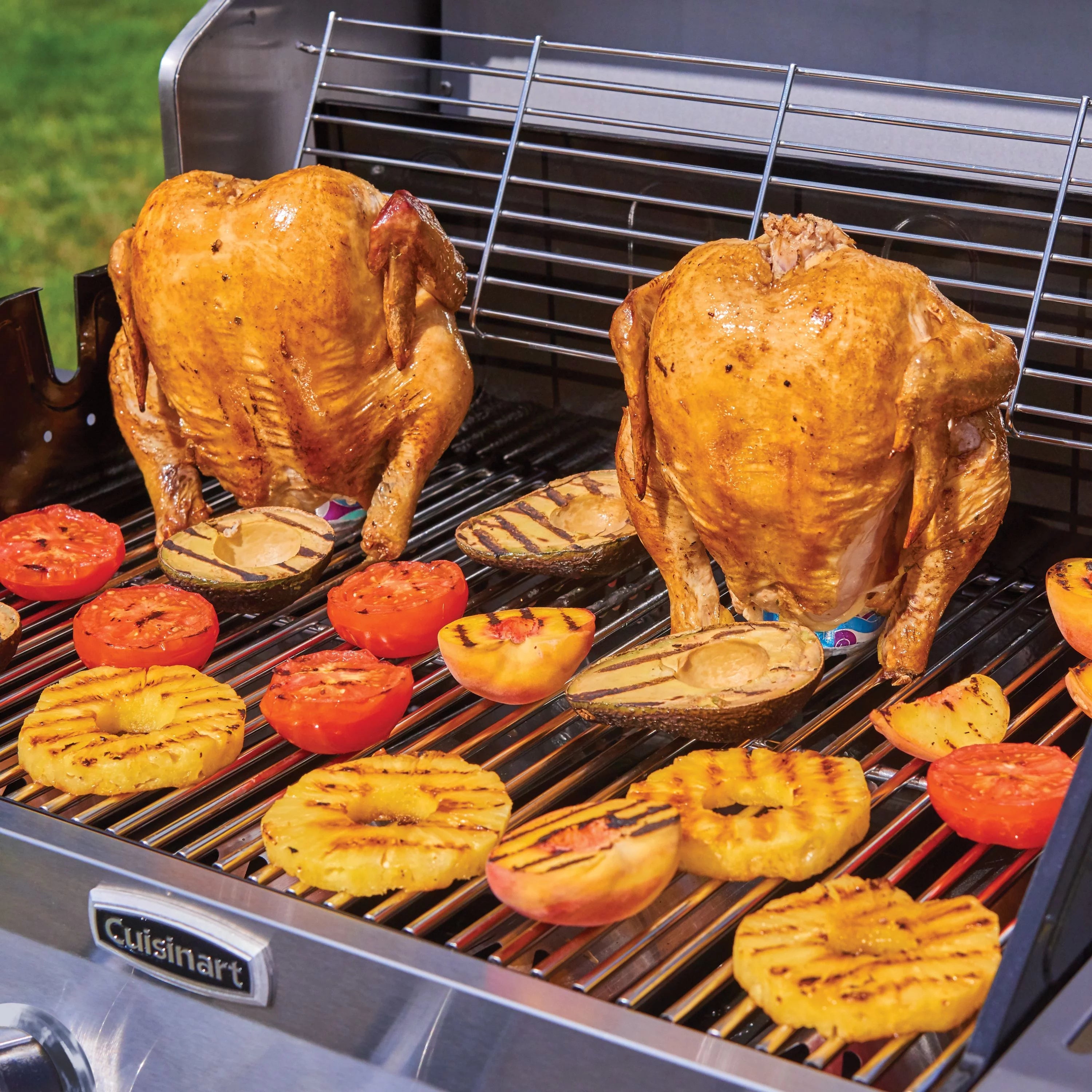 Cuisinart Deluxe Four-Burner Propane Gas Grill with Side Burner