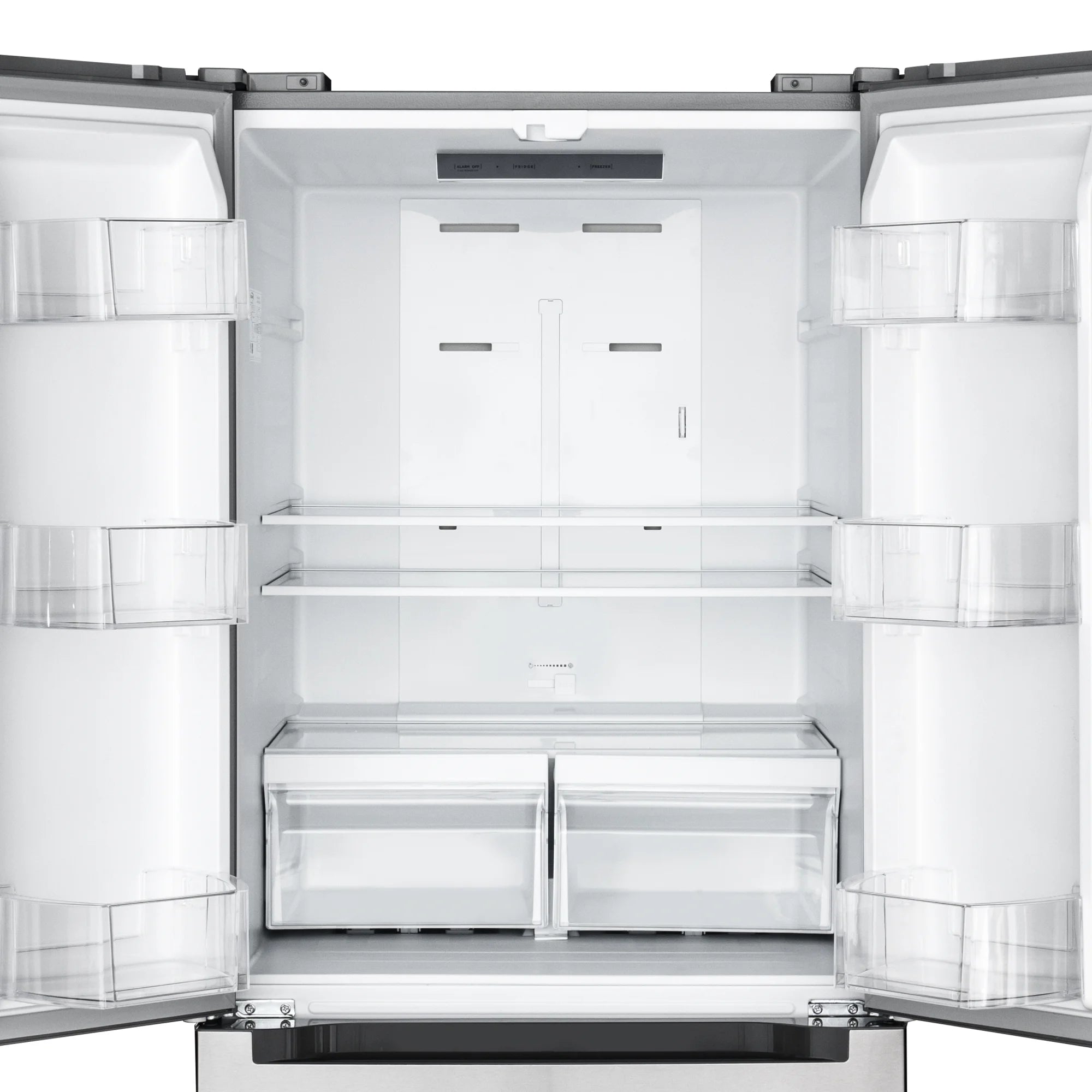 18.5 cu. ft. Stainless-Steel French Door Refrigerator in Silver (KM-RERFDSS-18C)